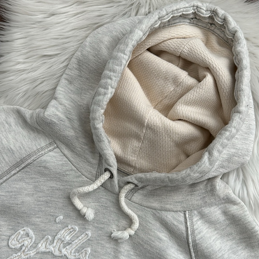 GILLEY HICKS | Vintage Hoodie | Light Grey |    Size L - Picture 3 of 10